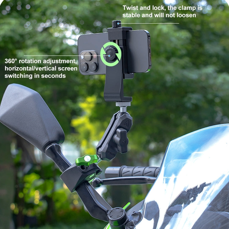 RUIGPRO Crab Clamp Action Camera Bracket Dual-Head Crab - Holder by RUIGPRO | Online Shopping South Africa | PMC Jewellery | Buy Now Pay Later Mobicred