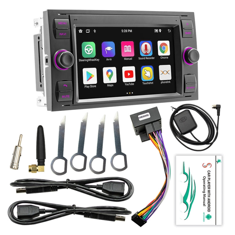 For Ford Transit 7 inch Android Navigation Machine Supports WiFi / GPS / RDS, Specification:2GB+32GB(Black) - Car MP3 & MP4 & MP5 by PMC Jewellery | Online Shopping South Africa | PMC Jewellery