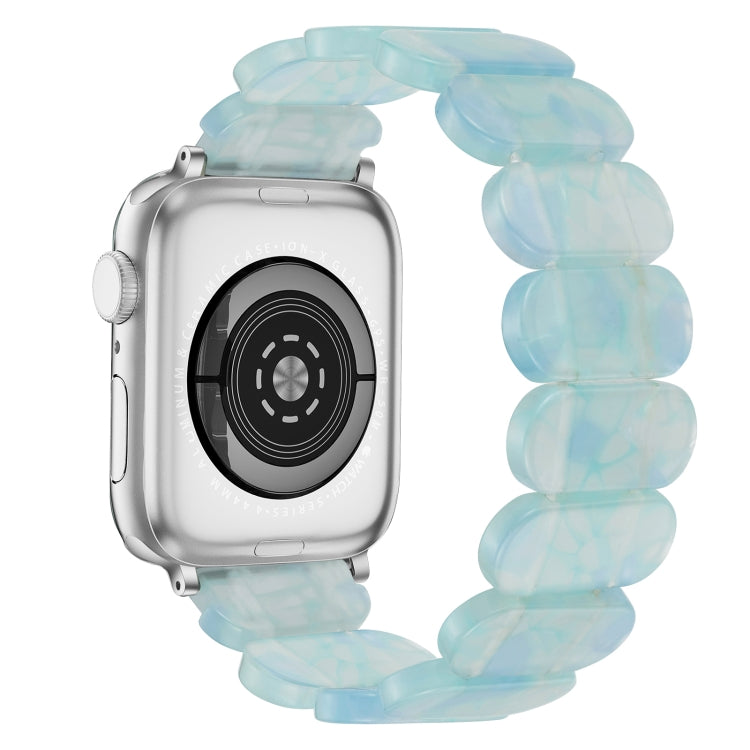 For Apple Watch 42mm Stretch Rope Resin Watch Band(Ice Green) - free shipping - PMc TechLife - Order now!