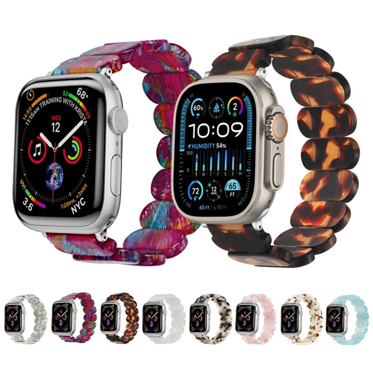 For Apple Watch 42mm Stretch Rope Resin Watch Band(Ice Green) - free shipping - PMc TechLife - Order now!
