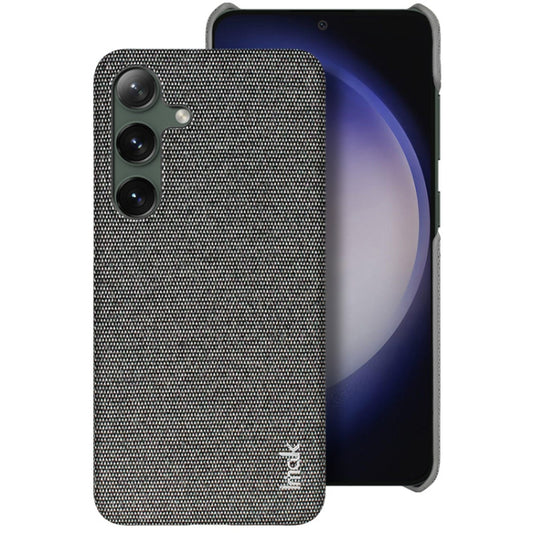 For Samsung Galaxy S24 5G imak Ruiyi Series Cloth Texture PU + PC Phone Case(Dark Grey) - Galaxy S24 5G Cases by imak | Online Shopping South Africa | PMC Jewellery | Buy Now Pay Later Mobicred