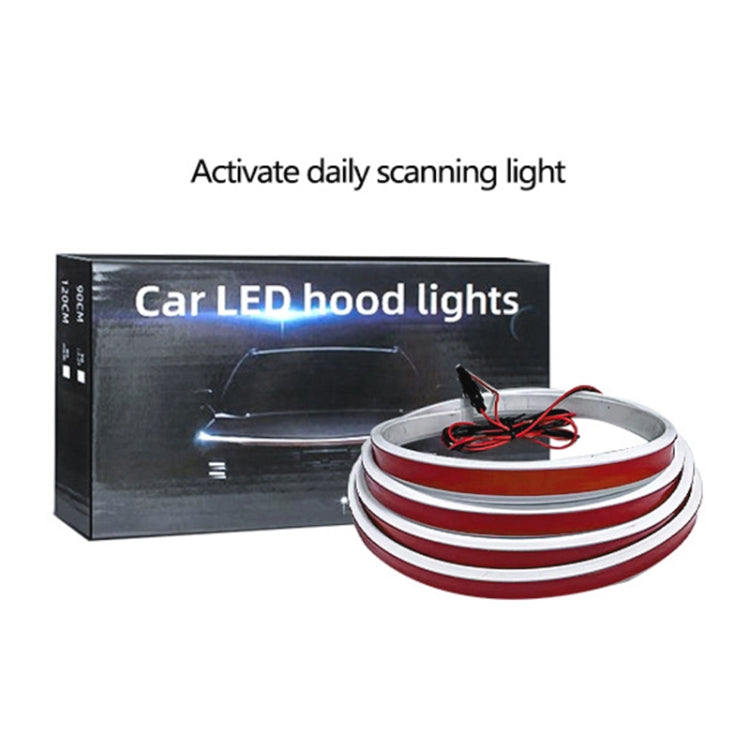 Car Startup Scan Through Hood LED Daytime Running Atmosphere Light, Length:1.5m(Ice Blue Light) - Running Lights by PMC Jewellery | Online Shopping South Africa | PMC Jewellery | Buy Now Pay Later Mobicred