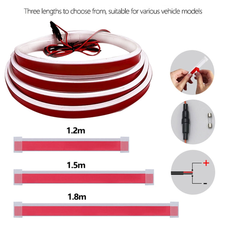 Car Startup Scan Through Hood LED Daytime Running Atmosphere Light, Length:1.8m(Red Light) - Running Lights by PMC TechLife | Online Shopping South Africa | PMC TechLife | Buy Now Pay Later Mobicred