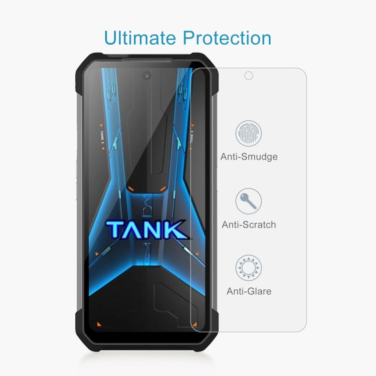 For Unihertz Tank 3 Pro 8849 10pcs 0.26mm 9H 2.5D Tempered Glass Film - free shipping - PMC TechLife - Order now!