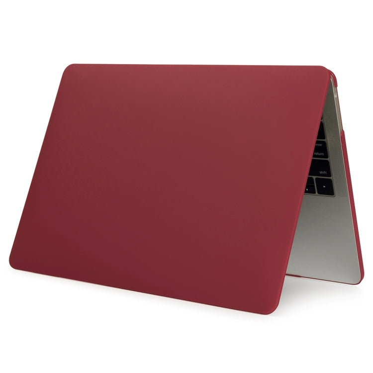 For MacBook Pro 16 inch M3 Max Laptop Matte Style Protective Case(Wine Red) - MacBook Pro Cases by PMC Jewellery | Online Shopping South Africa | PMC Jewellery | Buy Now Pay Later Mobicred