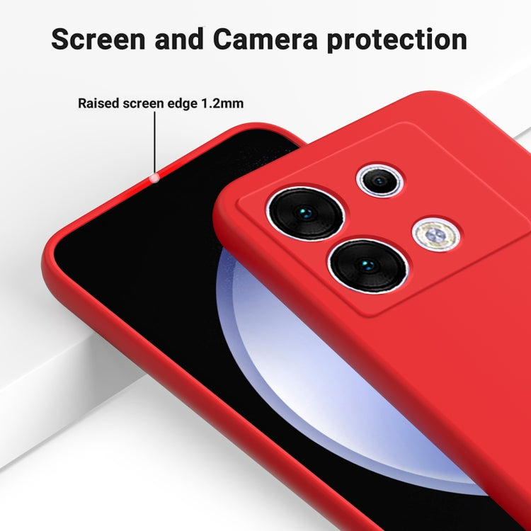 For Infinix Zero 30 5G Solid Color Liquid Silicone Dropproof Full Coverage Protective Case(Red) - Infinix Cases by PMC TechLife | Online Shopping South Africa | PMC TechLife | Buy Now Pay Later Mobicred
