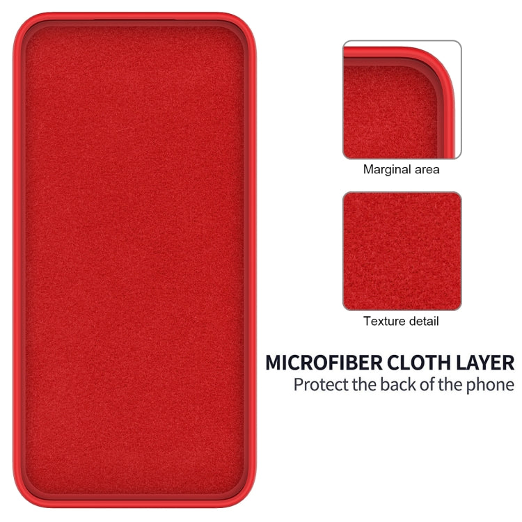 For Infinix Note 40 Pro 4G Solid Color Liquid Silicone Dropproof Full Coverage Protective Case(Red) - Infinix Cases by PMC TechLife | Online Shopping South Africa | PMC TechLife | Buy Now Pay Later Mobicred