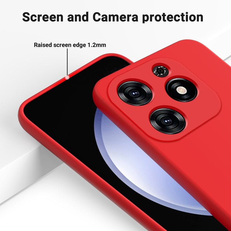 For Tecno Spark 20C/Go 2024 Solid Color Liquid Silicone Dropproof Full Coverage Protective Case(Red) - free shipping - PMC Jewellery - Order now!