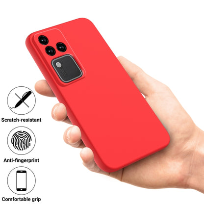 For vivo S18 / S18 Pro / V30 / V30 Pro Solid Color Liquid Silicone Dropproof Full Coverage Protective Case(Red) - S18 Cases by PMC Jewellery | Online Shopping South Africa | PMC Jewellery