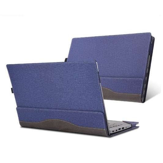 For Lenovo ThinkPad T14 / T14s Gen 3 14 2022 Laptop Leather Shockproof Protective Case(Dark Blue) - 14.1 inch by PMC Jewellery | Online Shopping South Africa | PMC Jewellery | Buy Now Pay Later Mobicred