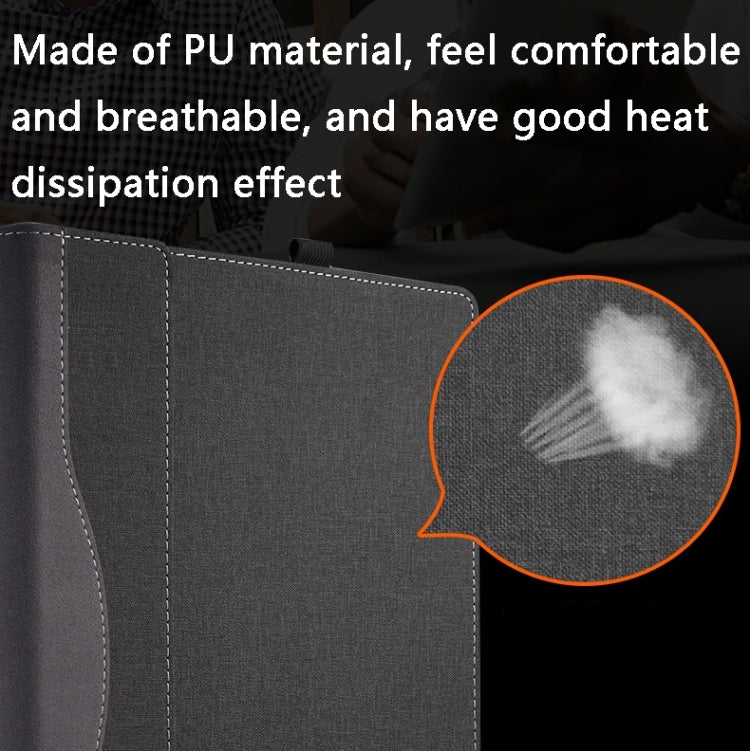 For Lenovo ThinkPad T14 / T14s Gen 3 14 2022 Laptop Leather Shockproof Protective Case(Black) - 14.1 inch by PMC TechLife | Online Shopping South Africa | PMC TechLife | Buy Now Pay Later Mobicred