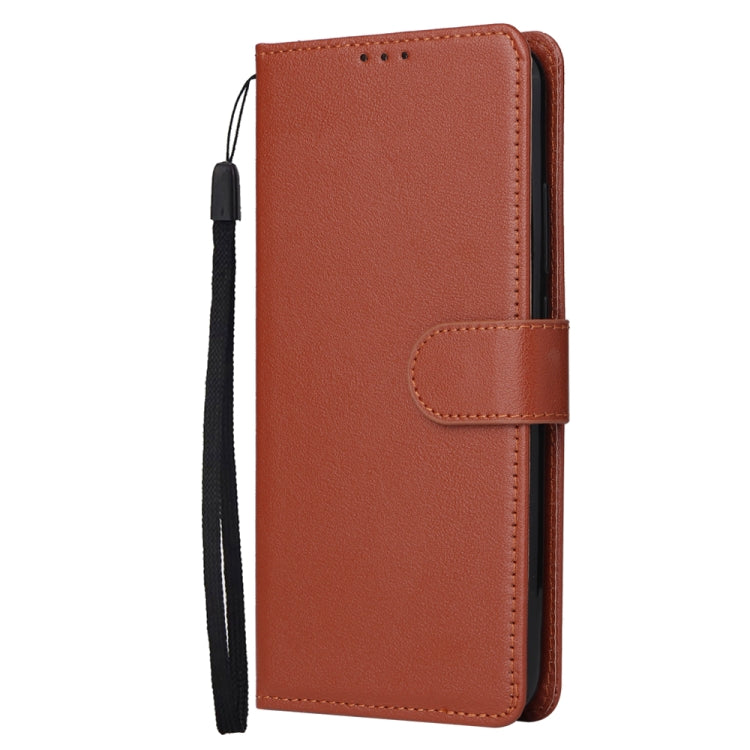 For Xiaomi Redmi Note 13 5G Multifunctional Horizontal Flip Leather Phone Case with Three Card Slot(Brown) - Note 13 Cases by PMC Jewellery | Online Shopping South Africa | PMC Jewellery | Buy Now Pay Later Mobicred