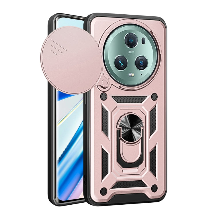 For Honor Magic5 Pro Sliding Camera Cover Design TPU+PC Phone Case(Rose Gold) - free shipping - PMC TechLife - Order now!