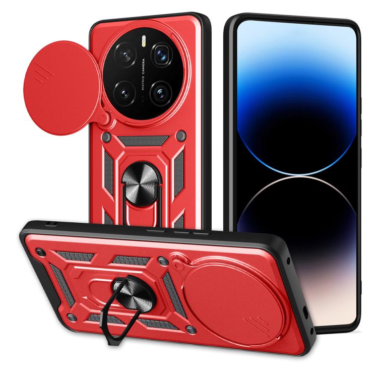 For Honor Magic7 Pro Sliding Camera Cover Design TPU+PC Phone Case(Red) - free shipping - PMC TechLife - Order now!