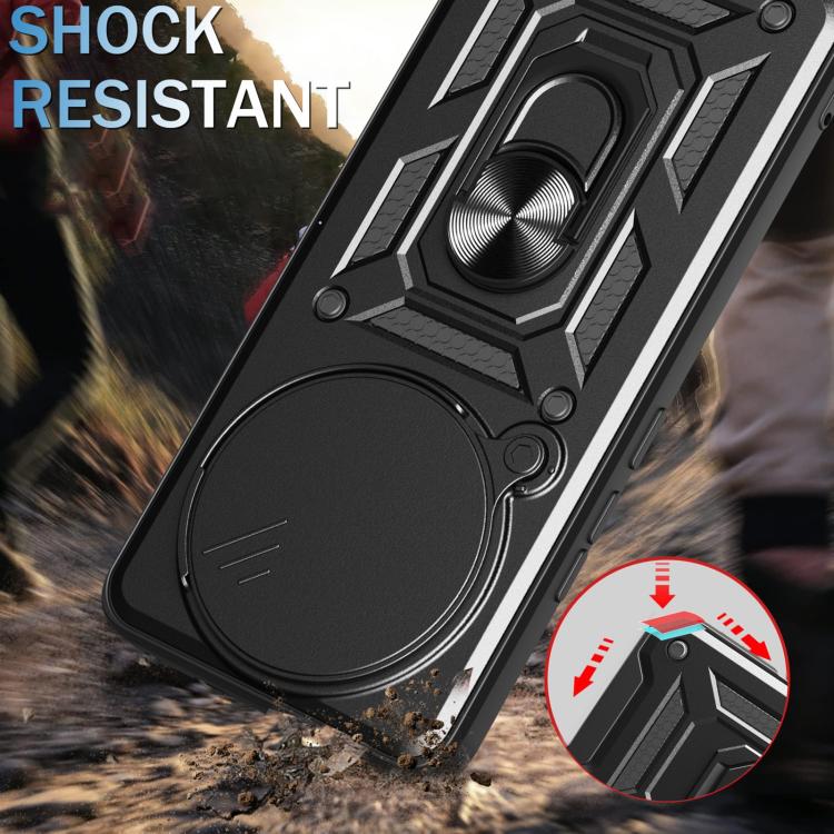 For Honor Magic7 Pro Sliding Camera Cover Design TPU+PC Phone Case(Silver) - free shipping - PMC TechLife - Order now!
