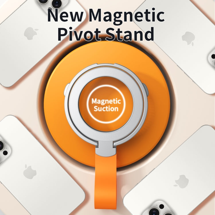 MagSafe Magnetic Pivot Stand Phone Ring Holder(Black) - free shipping - PMC TechLife - Order now!