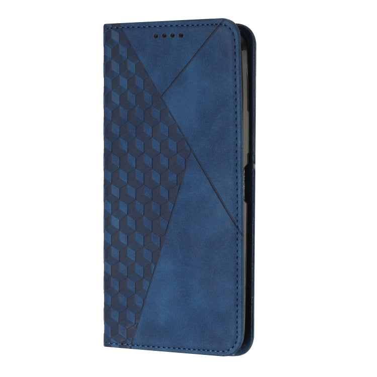 For Tecno Spark Go 2024 / POP 8 Diamond Splicing Skin Feel Magnetic Leather Phone Case(Blue) - Tecno Cases by PMC Jewellery | Online Shopping South Africa | PMC Jewellery | Buy Now Pay Later Mobicred