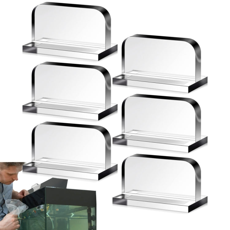 YX070 6pcs/Pack Acrylic Replaceable Fish Tank Cover Handle - Fish Tanks & Accessories by PMc TechLife | Online Shopping South Africa | PMc TechLife | Buy Now Pay Later Mobicred