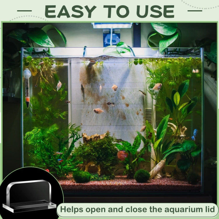 YX070 6pcs/Pack Acrylic Replaceable Fish Tank Cover Handle - Fish Tanks & Accessories by PMc TechLife | Online Shopping South Africa | PMc TechLife | Buy Now Pay Later Mobicred