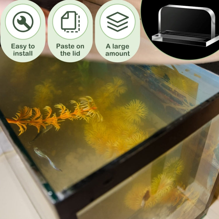 YX070 6pcs/Pack Acrylic Replaceable Fish Tank Cover Handle - Fish Tanks & Accessories by PMc TechLife | Online Shopping South Africa | PMc TechLife | Buy Now Pay Later Mobicred