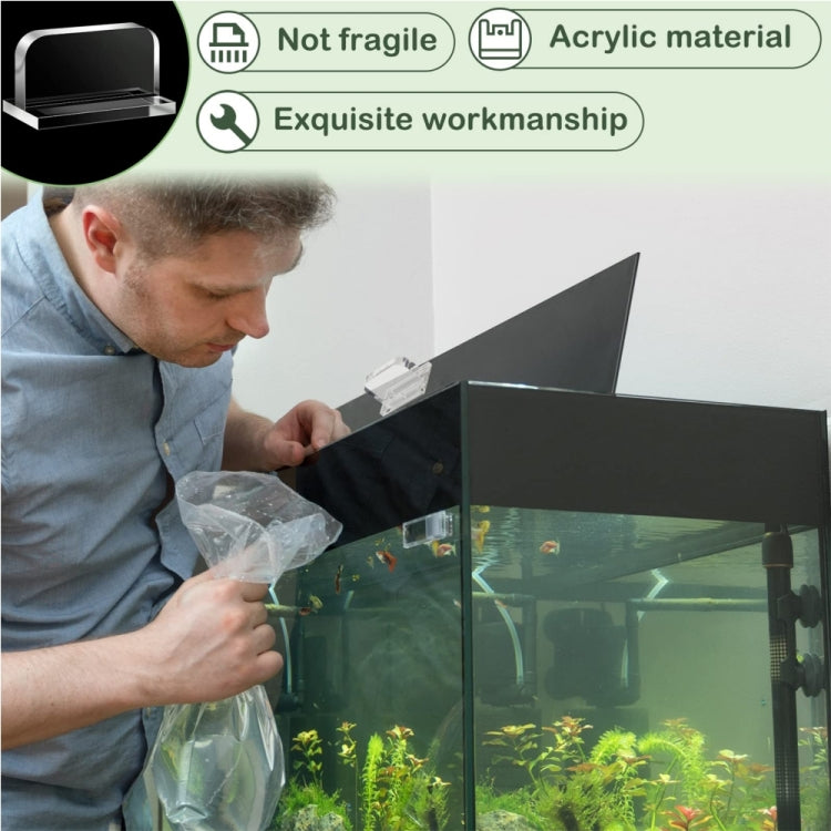 YX070 6pcs/Pack Acrylic Replaceable Fish Tank Cover Handle - Fish Tanks & Accessories by PMc TechLife | Online Shopping South Africa | PMc TechLife | Buy Now Pay Later Mobicred