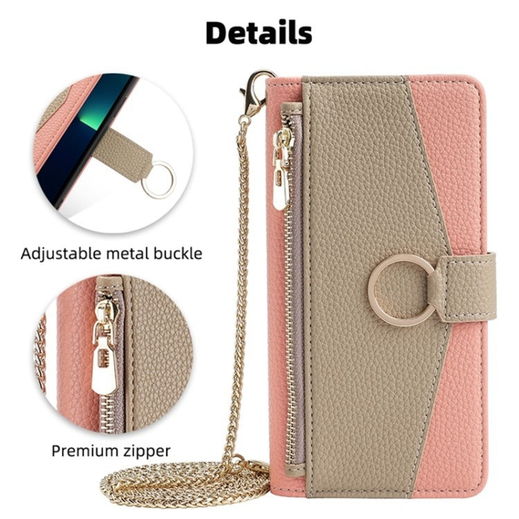 For Meizu Note 9 Crossbody Litchi Texture Leather Phone Case(Pink) - Meizu by PMC TechLife | Online Shopping South Africa | PMC TechLife | Buy Now Pay Later Mobicred