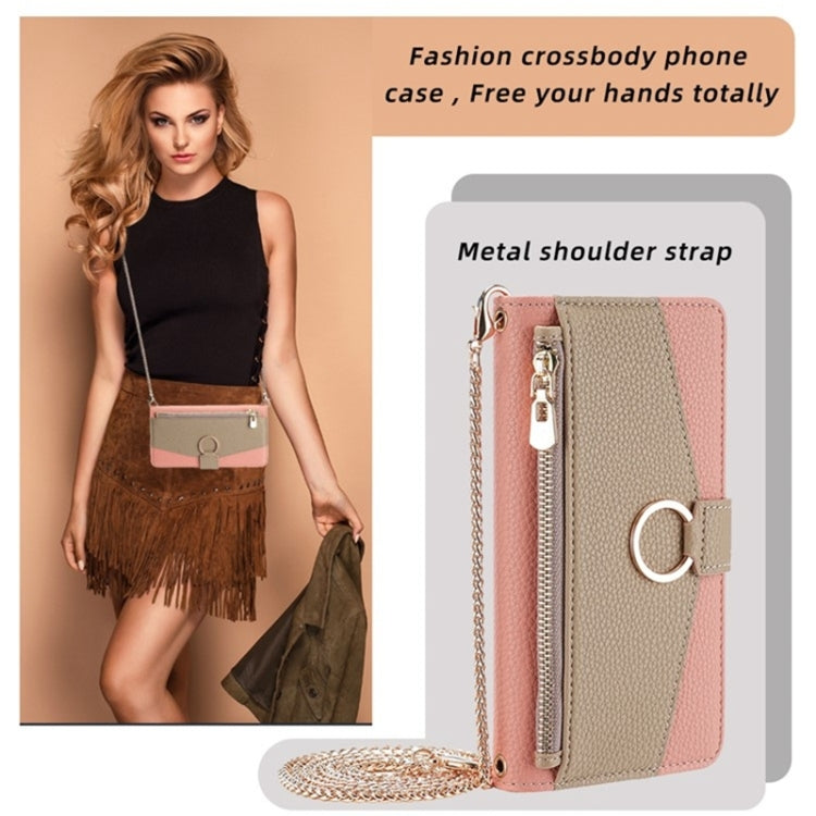 For Meizu Note 9 Crossbody Litchi Texture Leather Phone Case(Pink) - Meizu by PMC TechLife | Online Shopping South Africa | PMC TechLife | Buy Now Pay Later Mobicred