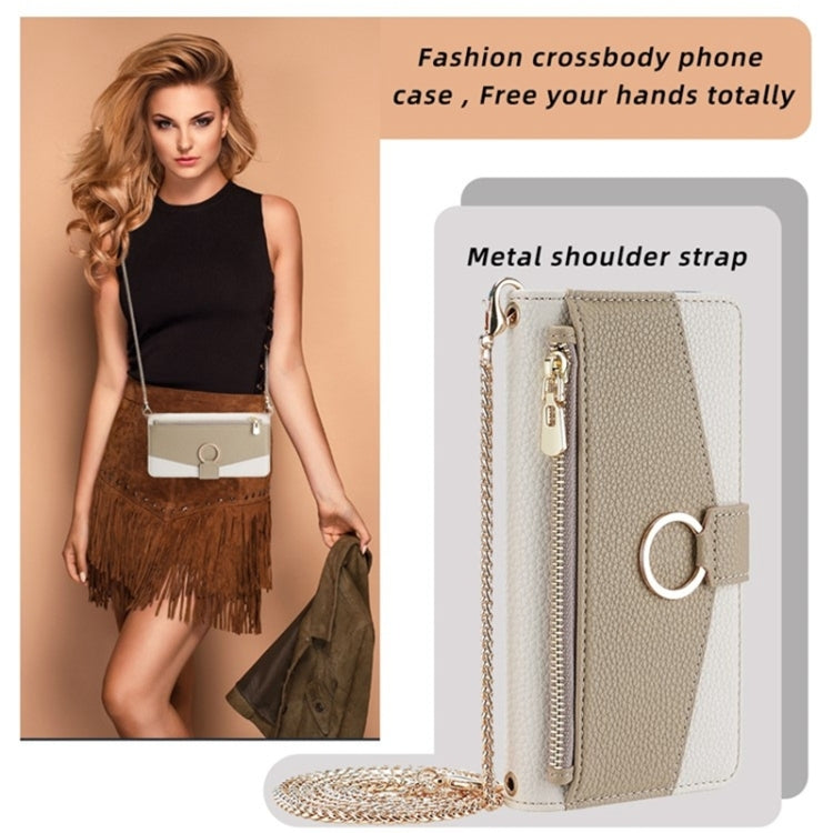 For Infinix Note 10 Pro Crossbody Litchi Texture Leather Phone Case(White) - Infinix Cases by PMC TechLife | Online Shopping South Africa | PMC TechLife | Buy Now Pay Later Mobicred