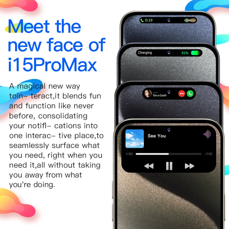 i15ProMax / U18, 3GB+32GB, 6.53 inch Face Identification Android 8.1 MTK6737 Quad Core, Network: 4G, OTG, Dual SIM(Blue) -  by PMC Jewellery | Online Shopping South Africa | PMC Jewellery