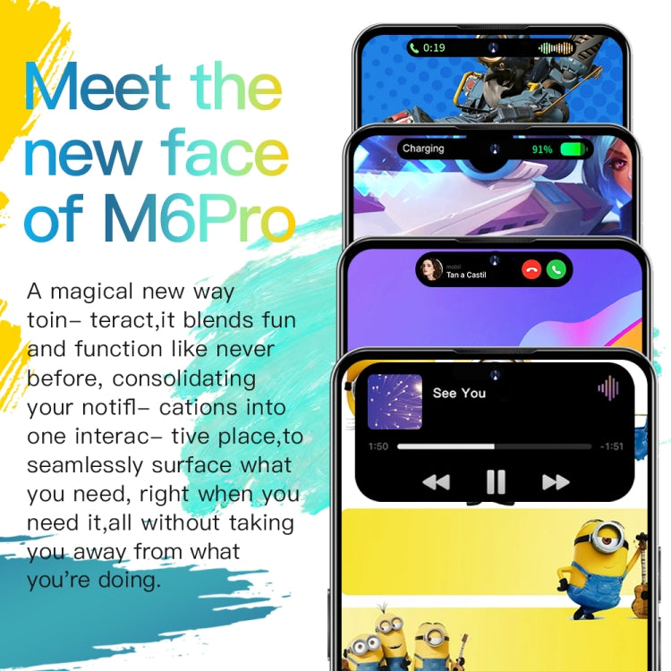 M6Pro / U30, 3GB+32GB, 6.53 inch Screen, Face Identification, Android 8.1 MTK6737 Quad Core, Network: 4G, OTG, Dual SIM(Black) -  by PMC Jewellery | Online Shopping South Africa | PMC Jewellery