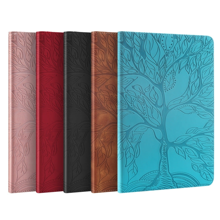 For Lenovo Tab M11 / Xiaoxin Pad 11 2024 Life Tree Series Horizontal Flip Leather Tablet Case(Lake Blue) - Lenovo by PMC Jewellery | Online Shopping South Africa | PMC Jewellery | Buy Now Pay Later Mobicred