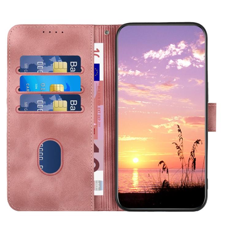 For iPhone 17 YX0060 Elephant Head Embossed Phone Leather Case with Lanyard(Pink) - free shipping - PMc TechLife - Order now!