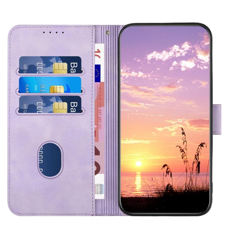 For iPhone 17 Pro YX0060 Elephant Head Embossed Phone Leather Case with Lanyard(Light Purple) - free shipping - PMc TechLife - Order now!