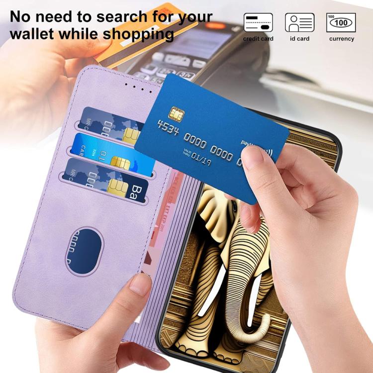 For iPhone 17 Pro YX0060 Elephant Head Embossed Phone Leather Case with Lanyard(Light Purple) - free shipping - PMc TechLife - Order now!