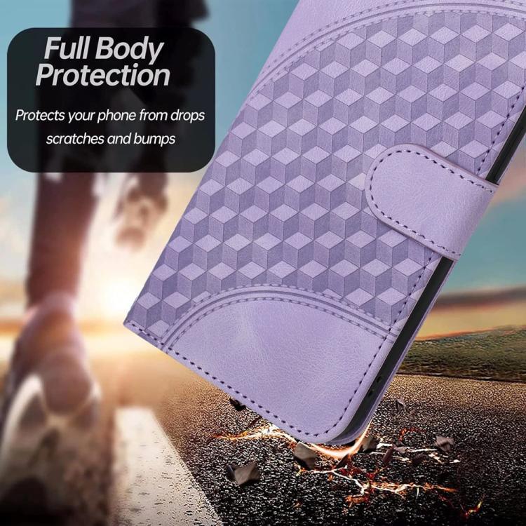 For iPhone 17 Pro YX0060 Elephant Head Embossed Phone Leather Case with Lanyard(Light Purple) - free shipping - PMc TechLife - Order now!