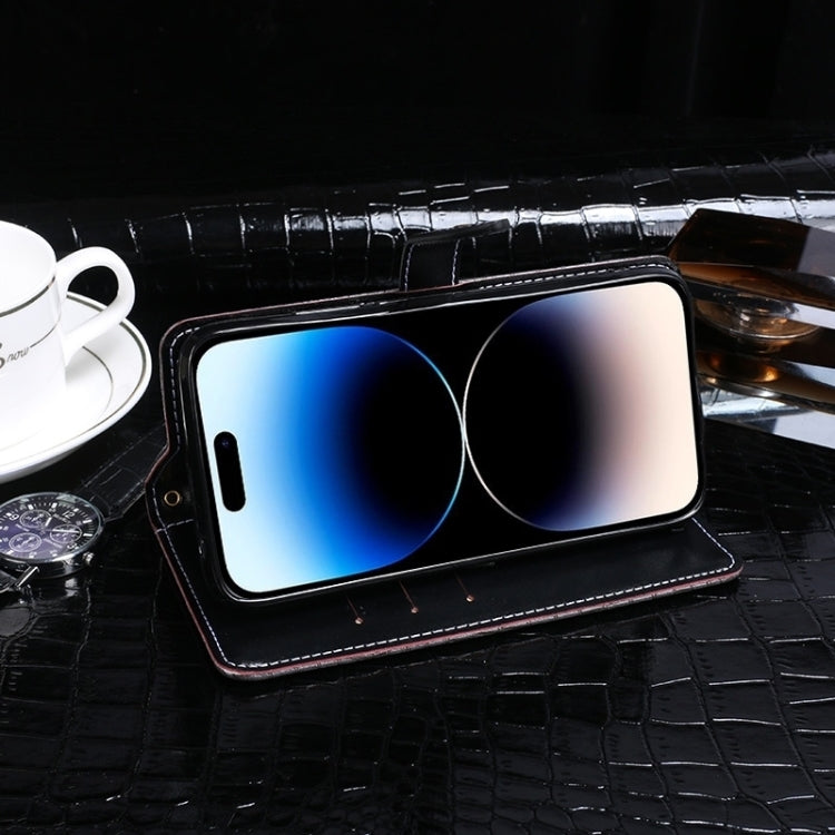 For OPPO Reno11 Pro 5G Global idewei Crocodile Texture Leather Phone Case(Red) - free shipping - PMC Jewellery - Order now!