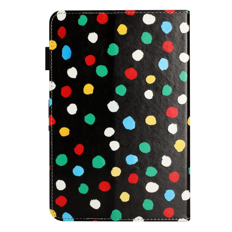 10 inch Dot Pattern Leather Tablet Case(Black Colorful Dot) - free shipping - PMC TechLife - Order now!
