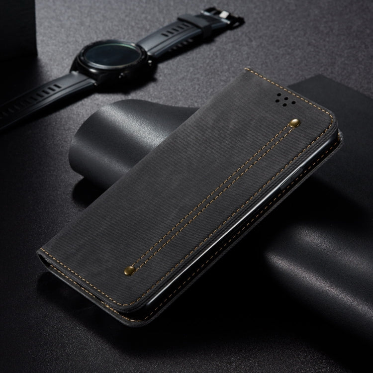 For Motorola Moto G04 / G24 Denim Texture Flip Leather Phone Case(Black) - free shipping - PMC TechLife - Order now!