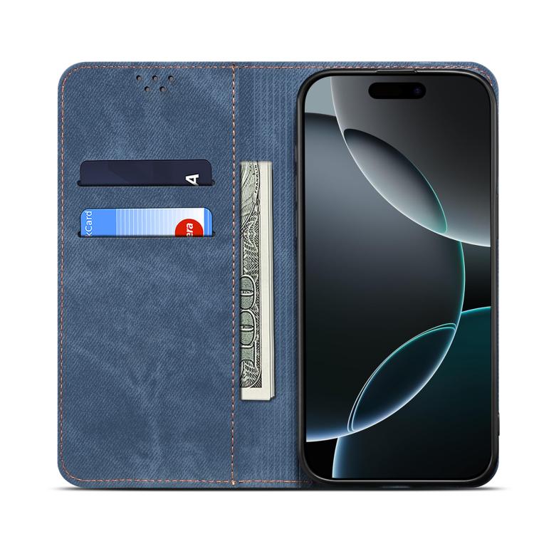 For Motorola Moto G56 5G Denim Texture Flip Leather Phone Case(Blue) - free shipping - PMC TechLife - Order now!