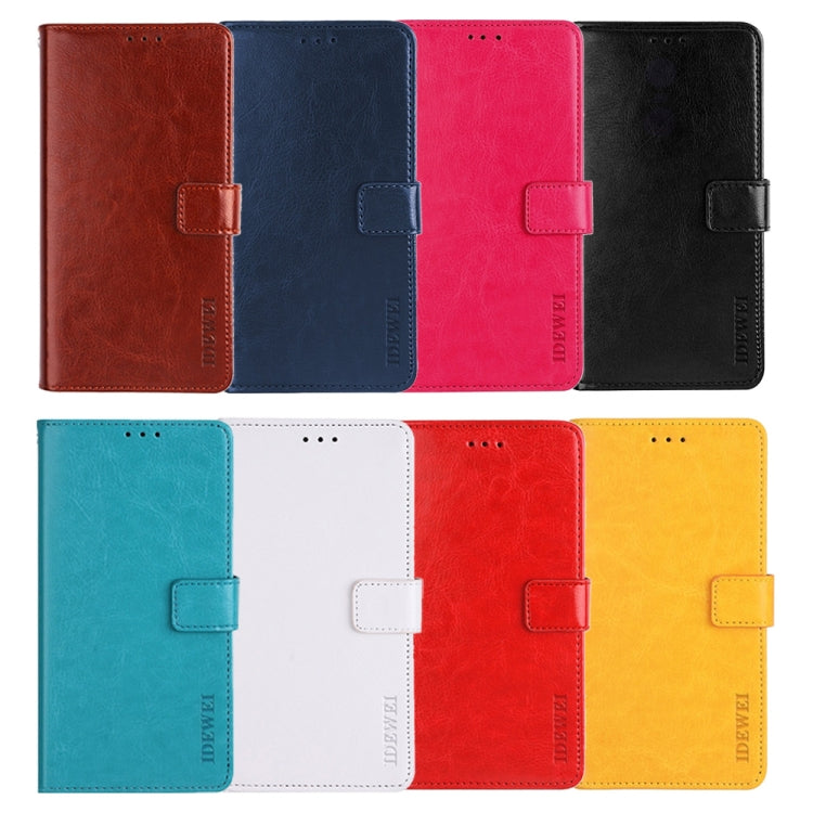 For Nothing Phone 2 idewei Crazy Horse Texture Leather Phone Case with Holder(Red) - free shipping - PMC Jewellery - Order now!