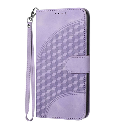 For Google Pixel 9 Pro YX0060 Elephant Head Embossed Phone Leather Case with Lanyard(Light Purple) - Google Cases by PMC Jewellery | Online Shopping South Africa | PMC Jewellery | Buy Now Pay Later Mobicred