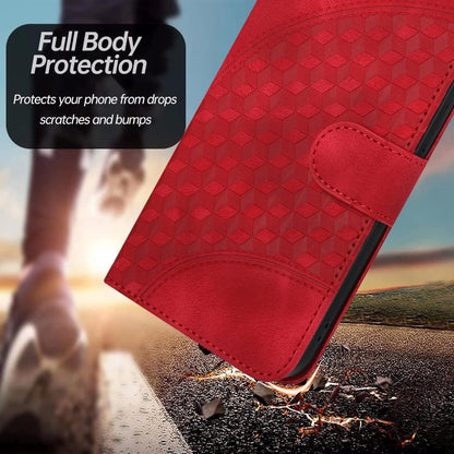 For Google Pixel 9 Pro YX0060 Elephant Head Embossed Phone Leather Case with Lanyard(Red) - Google Cases by PMC Jewellery | Online Shopping South Africa | PMC Jewellery | Buy Now Pay Later Mobicred