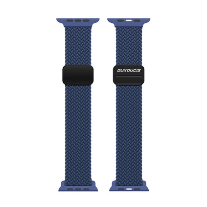 For Apple Watch SE 2023 44mm DUX DUCIS Mixture Pro Series Magnetic Buckle Nylon Braid Watch Band(Rainbow) - Watch Bands by DUX DUCIS | Online Shopping South Africa | PMC Jewellery | Buy Now Pay Later Mobicred