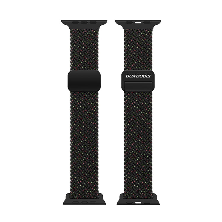 For Apple Watch SE 2022 40mm DUX DUCIS Mixture Pro Series Magnetic Buckle Nylon Braid Watch Band(Black Unity) - Watch Bands by DUX DUCIS | Online Shopping South Africa | PMC Jewellery | Buy Now Pay Later Mobicred