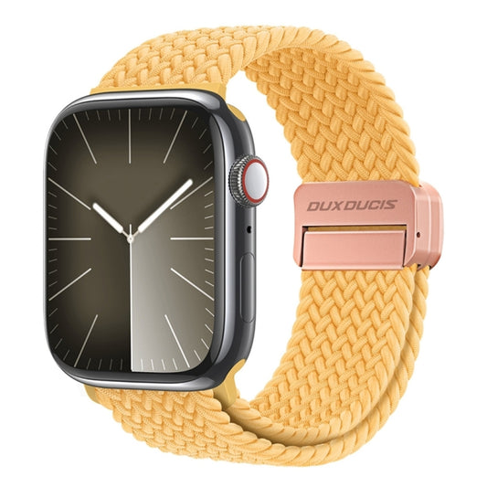 For Apple Watch SE 2022 40mm DUX DUCIS Mixture Pro Series Magnetic Buckle Nylon Braid Watch Band(Sunny Color) - Watch Bands by DUX DUCIS | Online Shopping South Africa | PMC Jewellery | Buy Now Pay Later Mobicred