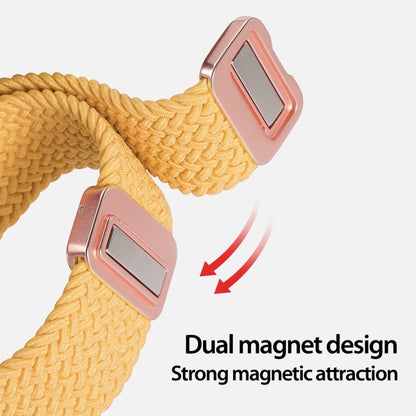 For Apple Watch Series 10 46mm DUX DUCIS Mixture Pro Series Magnetic Buckle Nylon Braid Watch Band(Sunny Color) - Watch Bands by DUX DUCIS | Online Shopping South Africa | PMC Jewellery | Buy Now Pay Later Mobicred