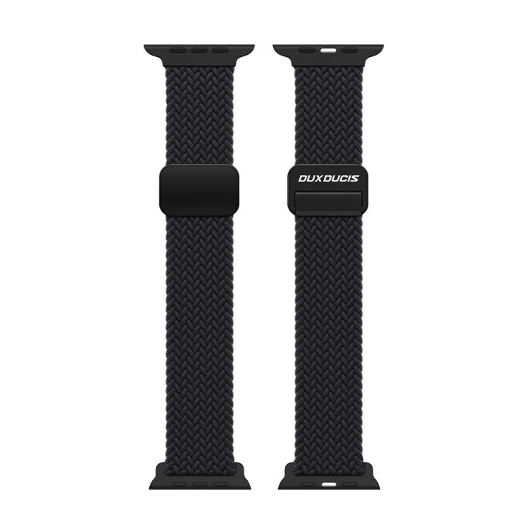 For Apple Watch Series 10 42mm DUX DUCIS Mixture Pro Series Magnetic Buckle Nylon Braid Watch Band(Midnight) - Watch Bands by DUX DUCIS | Online Shopping South Africa | PMC Jewellery | Buy Now Pay Later Mobicred