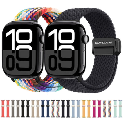 For Apple Watch Series 3 42mm DUX DUCIS Mixture Pro Series Magnetic Buckle Nylon Braid Watch Band(Midnight) - Watch Bands by DUX DUCIS | Online Shopping South Africa | PMC Jewellery | Buy Now Pay Later Mobicred