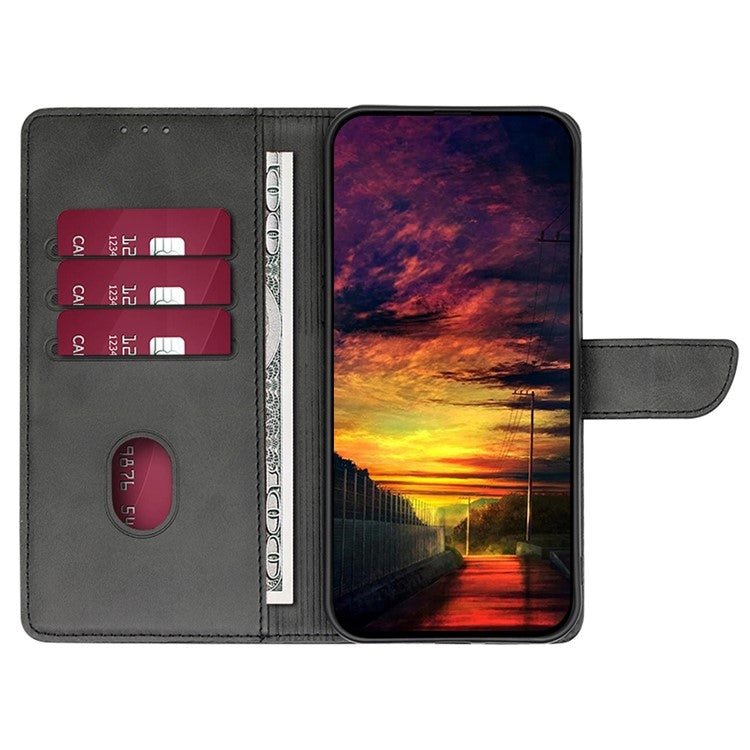 For Motorola Edge 5G 2024 Calf Texture Buckle Flip Leather Phone Case(Black) - Motorola Cases by PMC Jewellery | Online Shopping South Africa | PMC Jewellery | Buy Now Pay Later Mobicred