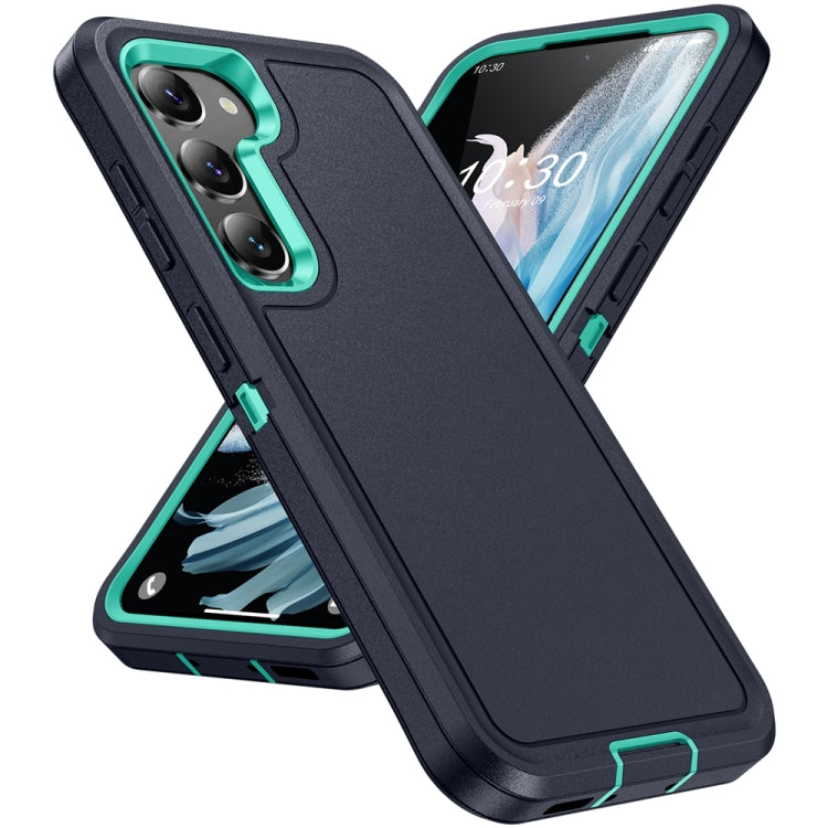 For Samsung Galaxy S24+ 5G / S25+ 5G Life Waterproof Rugged Phone Case(Dark Blue + Light Blue) - Galaxy S24+ 5G Cases by PMC TechLife | Online Shopping South Africa | PMC TechLife | Buy Now Pay Later Mobicred